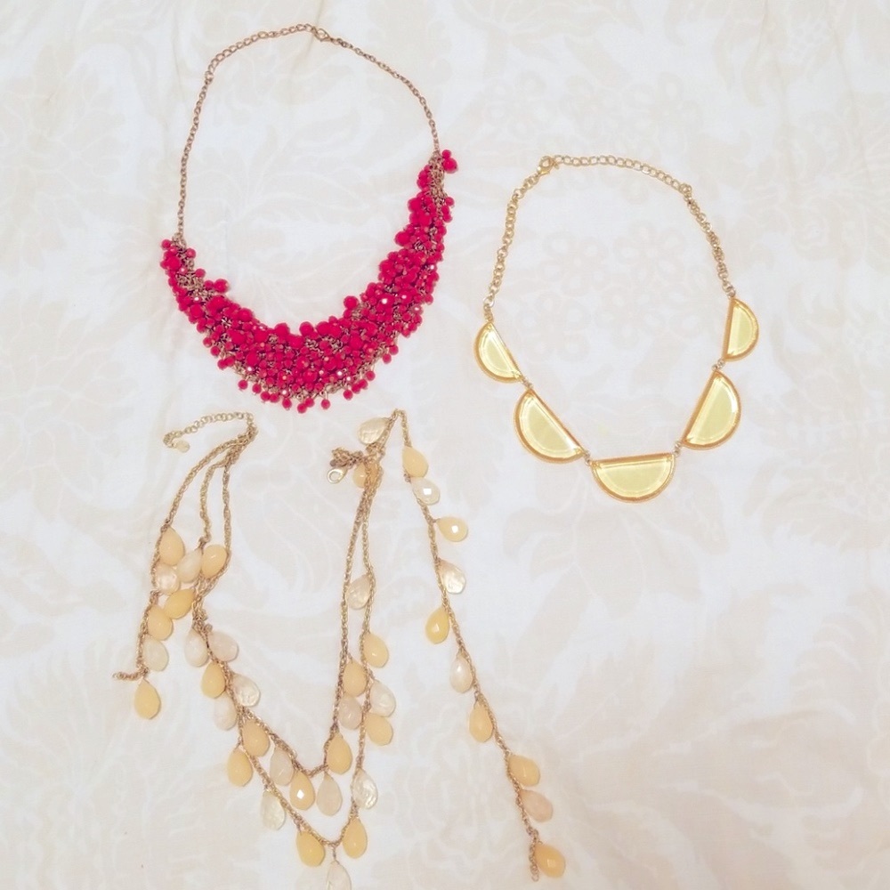 Anthropology Statement necklace bundle!
